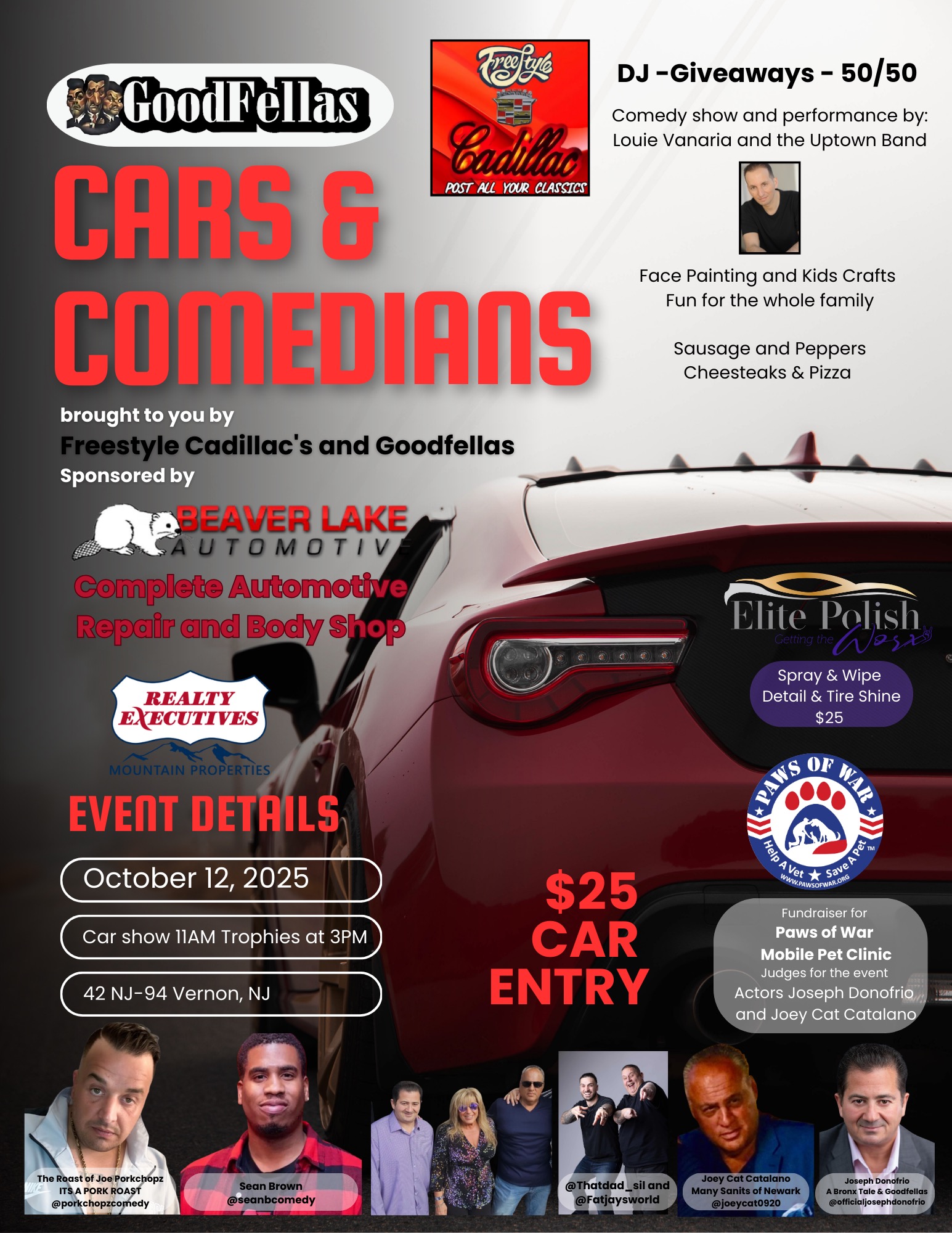 Goodfellas cars and comedians 